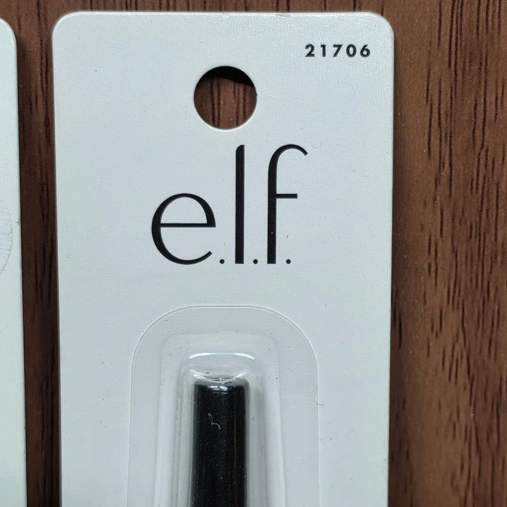 2x ELF Expert Liquid Eyeliner Charcoal 21706 Smudge Resistant Gray 0.14oz New